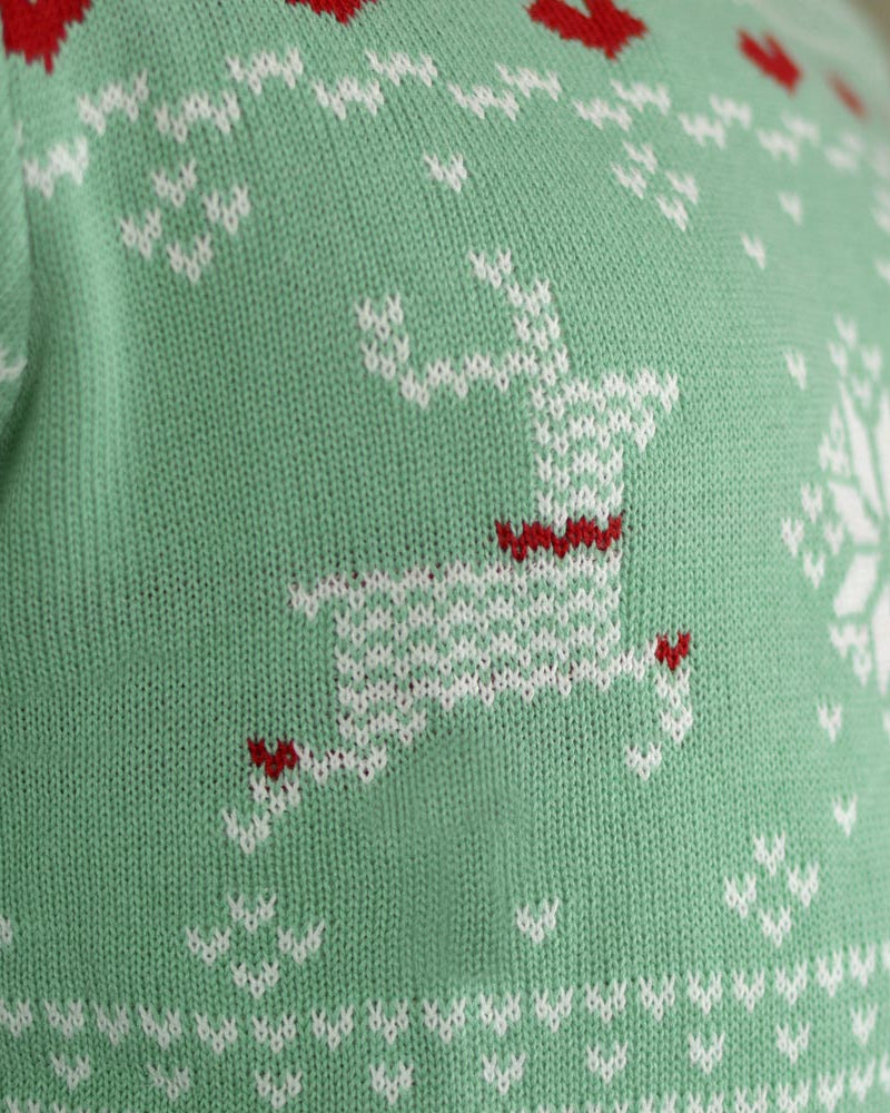Sweet Christmas Maglione Natalizio da Uomo Verde