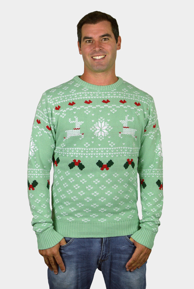 Maglione Natalizio da Uomo Verde Sweet Christmas