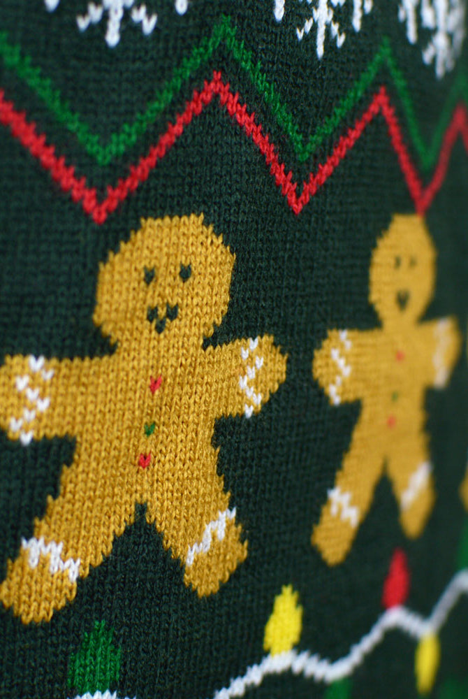 Maglione Natalizio da Uomo Happy Holidays Verde