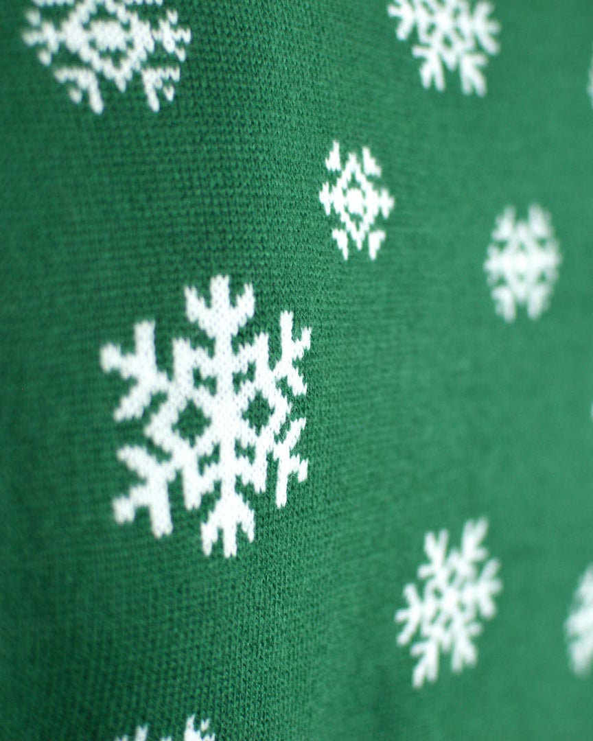 Maglione Natalizio Verde Holly Jolly