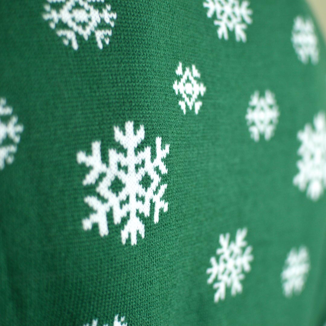 Maglione Natalizio Verde Holly Jolly
