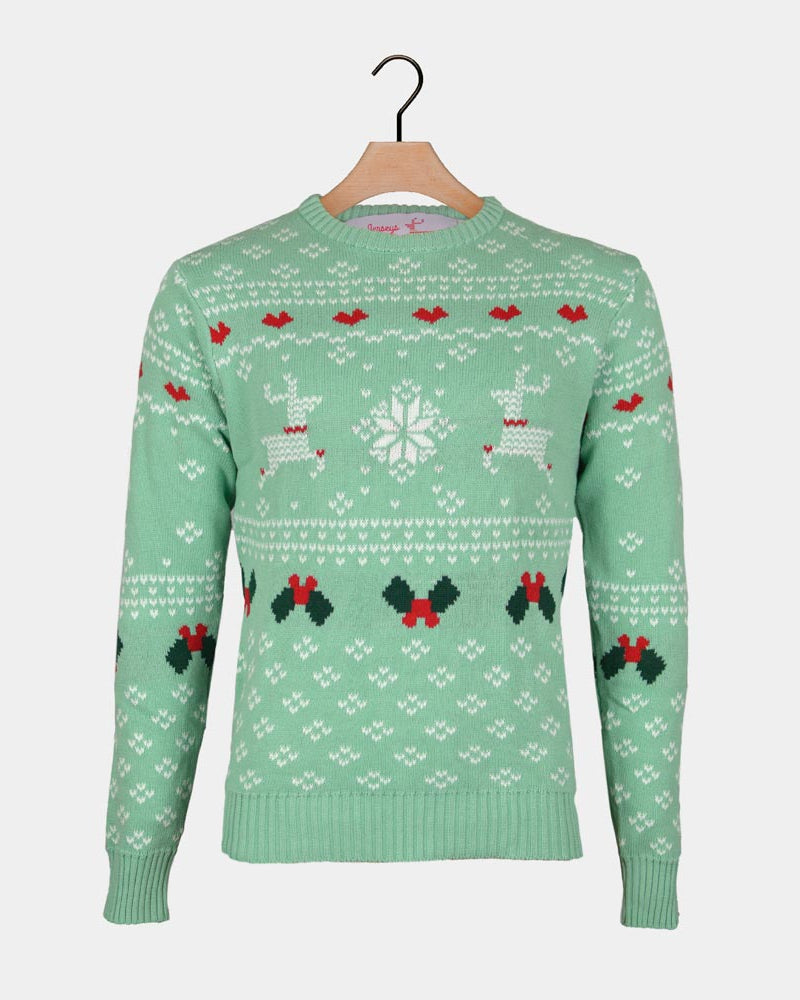 Maglione Natalizio Verde Sweet Christmas