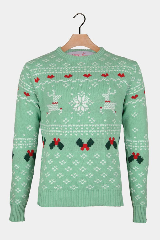 Maglione Natalizio Verde Sweet Christmas