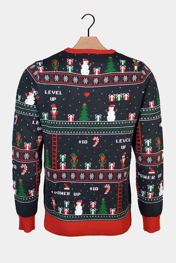 Maglione Natalizio Vintage Gaming da Coppia