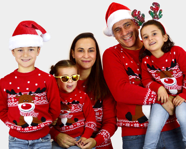 maglioni natalizi per tutta la famiglia