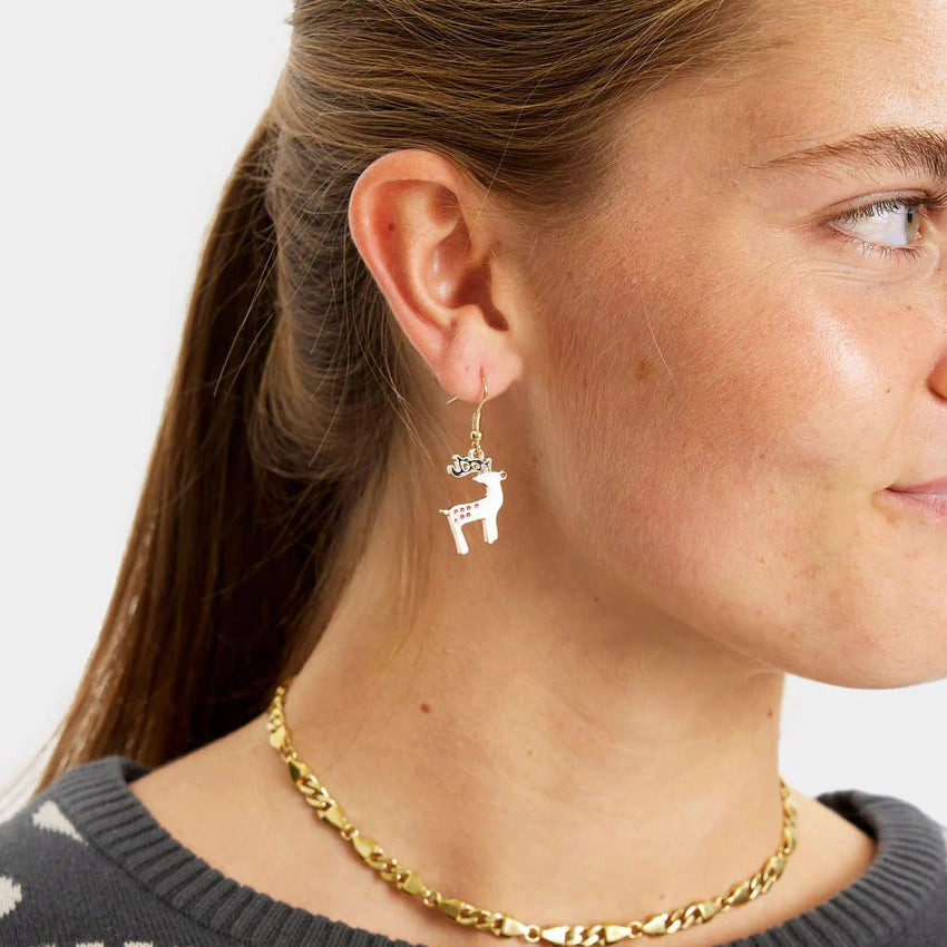 Orecchini Natalizi Renna