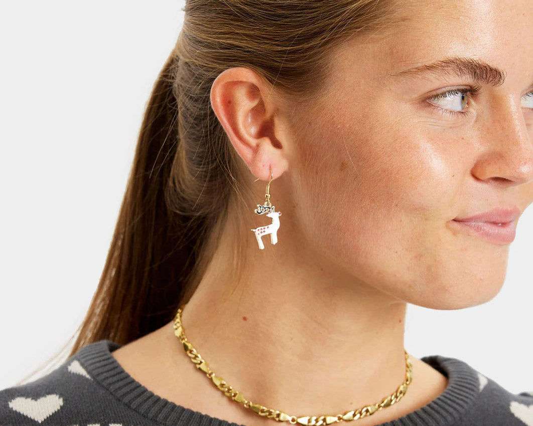 Orecchini Natalizi Renna