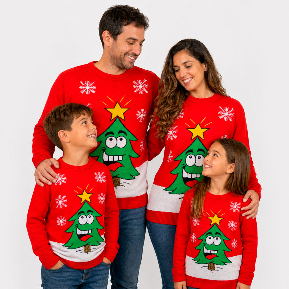 maglione-natalizio-albero-natalizazio-sorridente-rosso-famiglia

