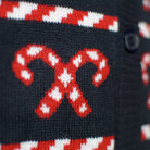 Cardigan Natalizio Donna Blu Stelle Polari
