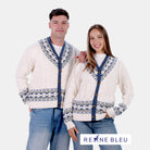Maglione di Coppia Cardigan in Cotone Biologico Cottage
