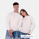 Maglione di Coppia in Cotone Biologico Snowfall
