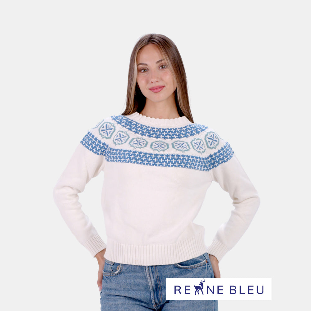 Maglione da Donna in Cotone Biologico Glacier
