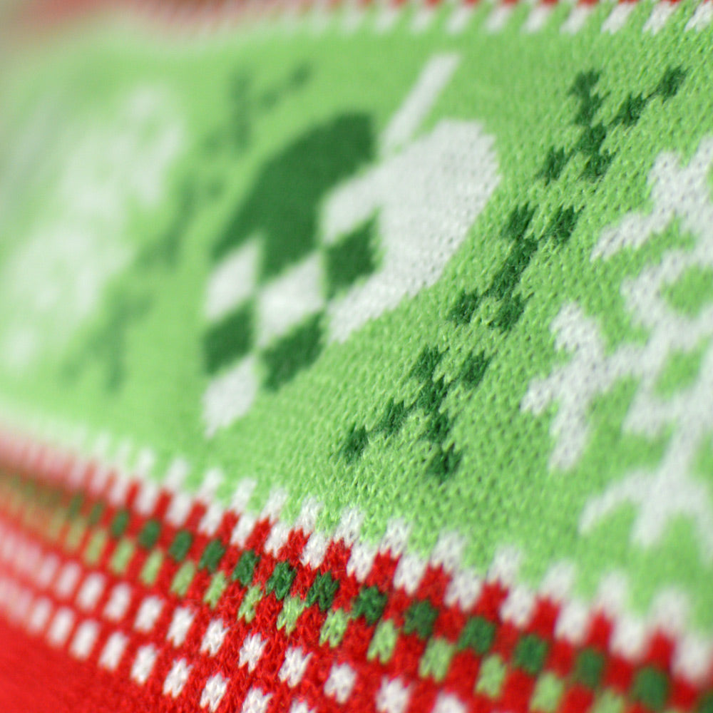 Maglione Natalizio Bambini Luci LED Rosso Albero di Natale
