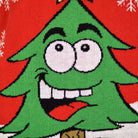 Maglione Natalizio Albero Natalizio Sorridente 
