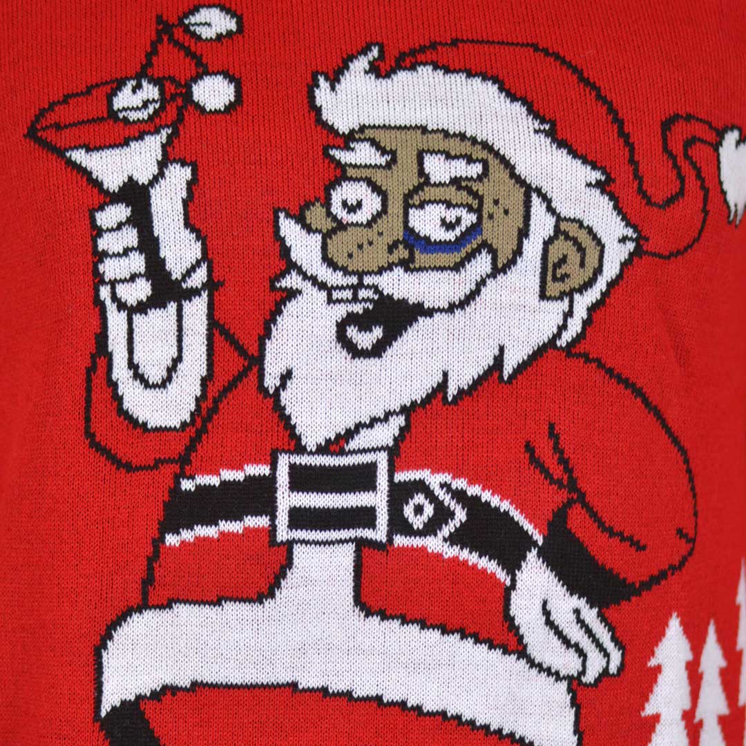 Maglione Natalizio Babbo Natale e un Martini
