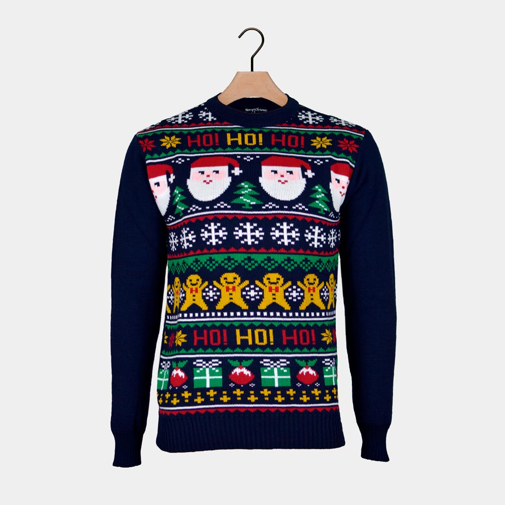 Maglione Natalizio Babbo Natale Ho Ho Ho!
