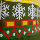 Maglione Natalizio con Babbo Natale e Regali Verde 