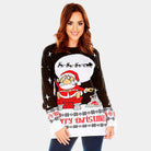 Maglione Natalizio Babbo Natale che Scarica da Donna
