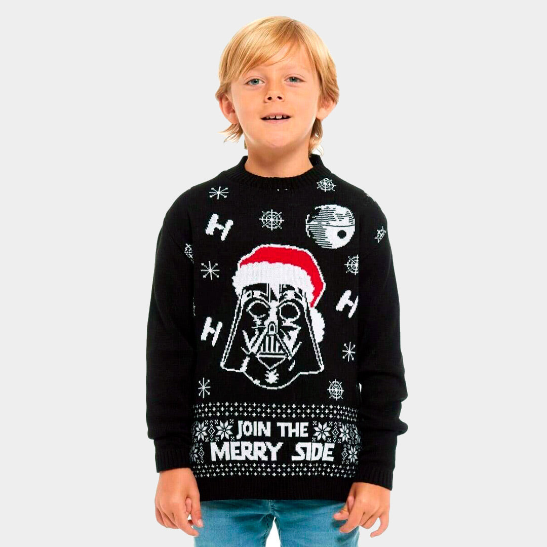 Maglione Natalizio Bambini Star Wars Join The Merry Side