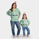 Maglione Natalizio per Bambini Verde Sweet Christmas Famiglia
