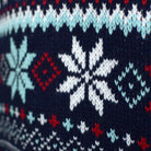 Maglione Natalizio Blu Merry Christmas
