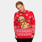 Maglione Natalizio con Cagnolino Uomo
