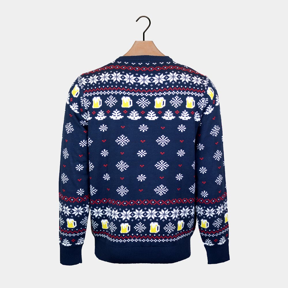 Maglione Natalizio di Coppia Beer Pocket 
