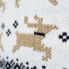 Maglione Natalizio Coppia Bianco Elegante Alaska Renne
