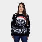Maglione Natalizio di Coppia Donna Star Wars Join The Merry Side