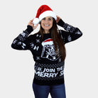 Maglione Natalizio di Coppia Star Wars Join The Merry Side Donna
