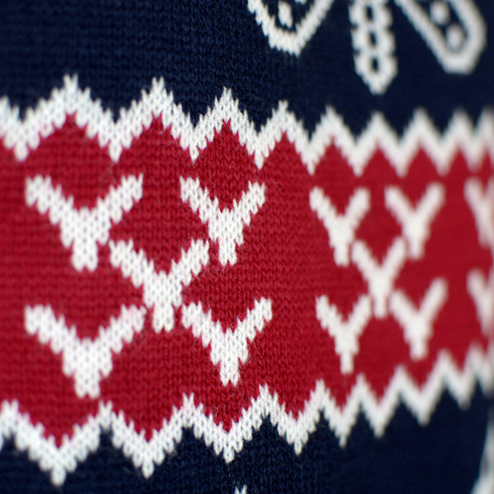 Maglione Natalizio Coppia Renne Motivi Natalizi