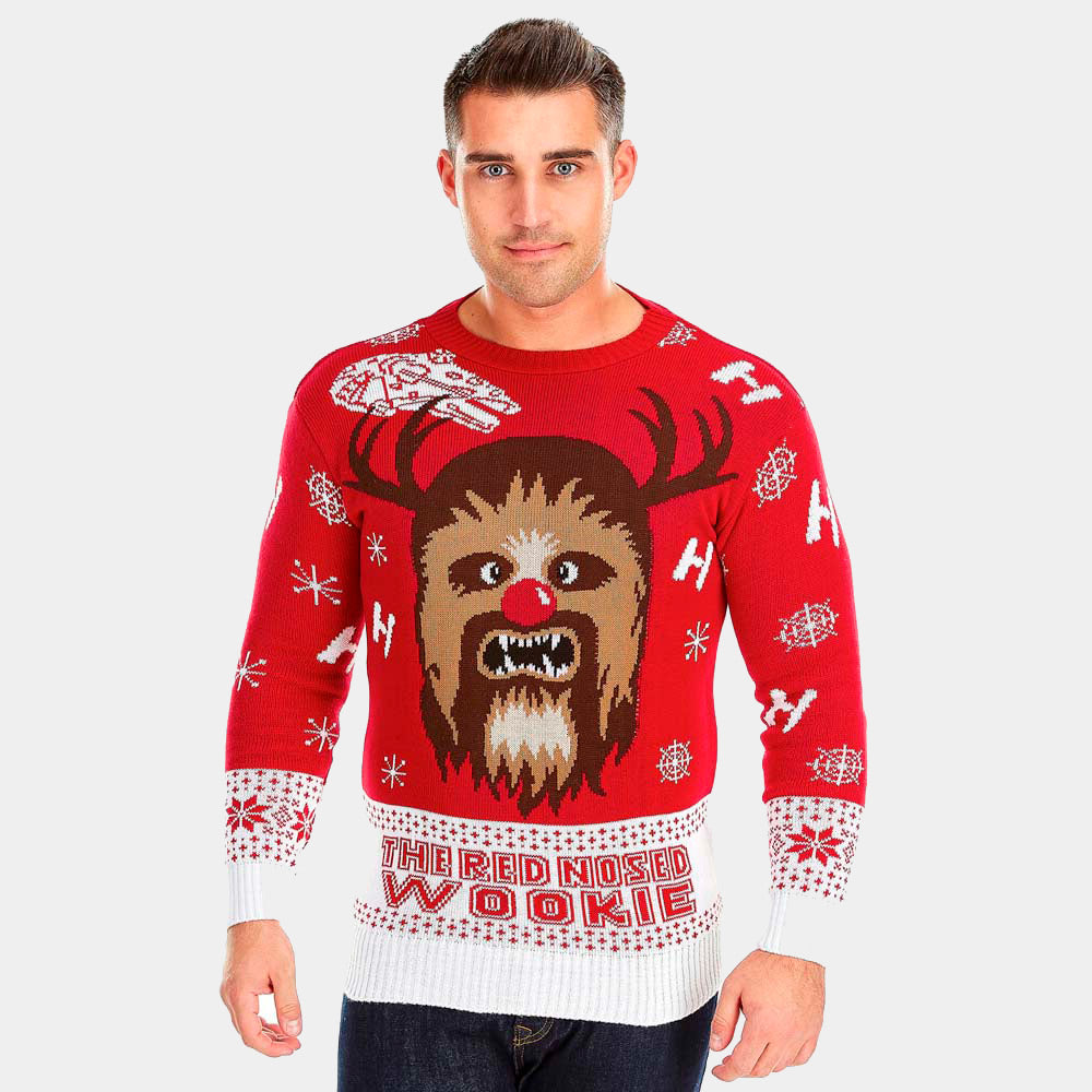 Maglione Natalizio Coppia Uomo Star Wars Wookiee
