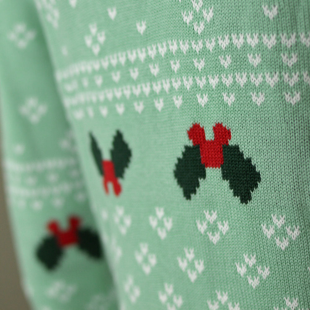 Verde Sweet Christmas Maglione Natalizio di Coppia 