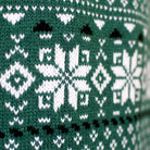 Maglione Natalizio di Coppia Verde e Bianco Elegante Classico 