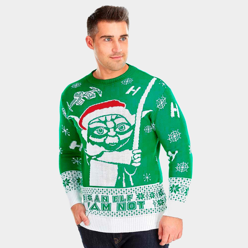 Maglione Natalizio Donna Star Wars I am Not an Elf Uomo