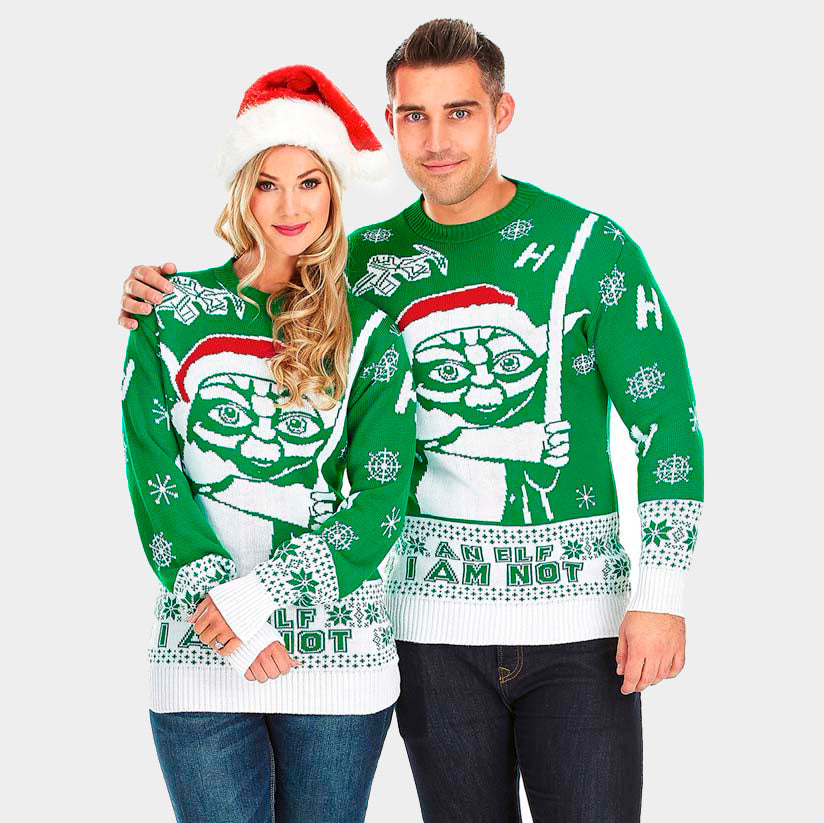 Maglione Natalizio Donna Uomo Star Wars I am Not an Elf