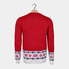
Maglione Natalizio da Donna Uomo Rosso Renna e Neve
