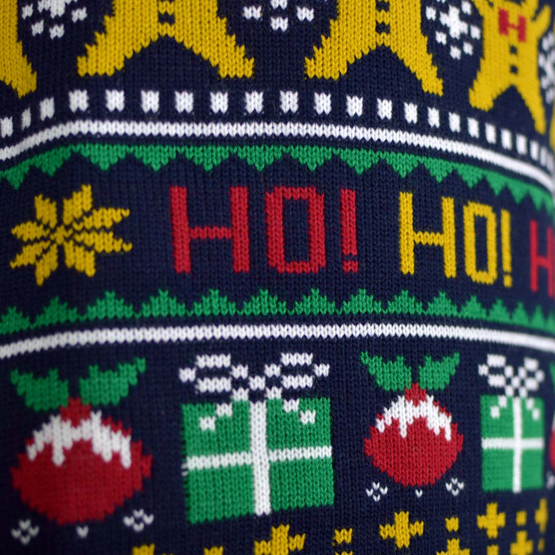 Maglione Natalizio Ho Ho Ho! Babbo Natale 
