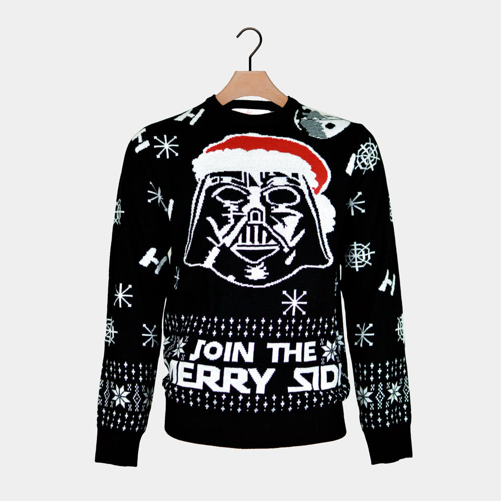 Maglione Natalizio da Donna Wars Join The Merry Side Star 
