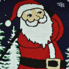 Maglione Natalizio con Luci LED Babbo Natale che Gioca a Golf
