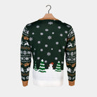 Maglione Natalizio  da Donna Santa is Coming to Town con Luci LED
