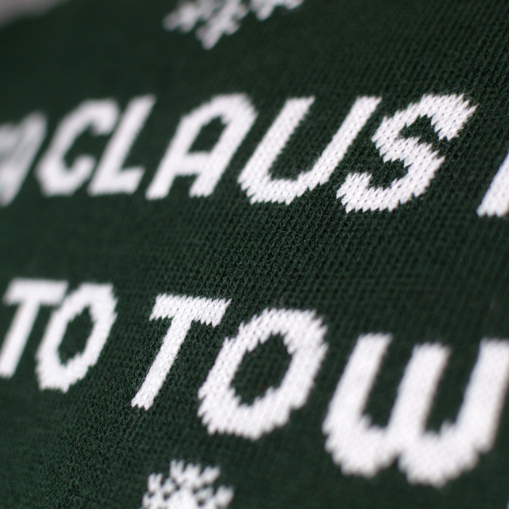 Maglione Natalizio Luci LED Uomo Santa is Coming to Town
