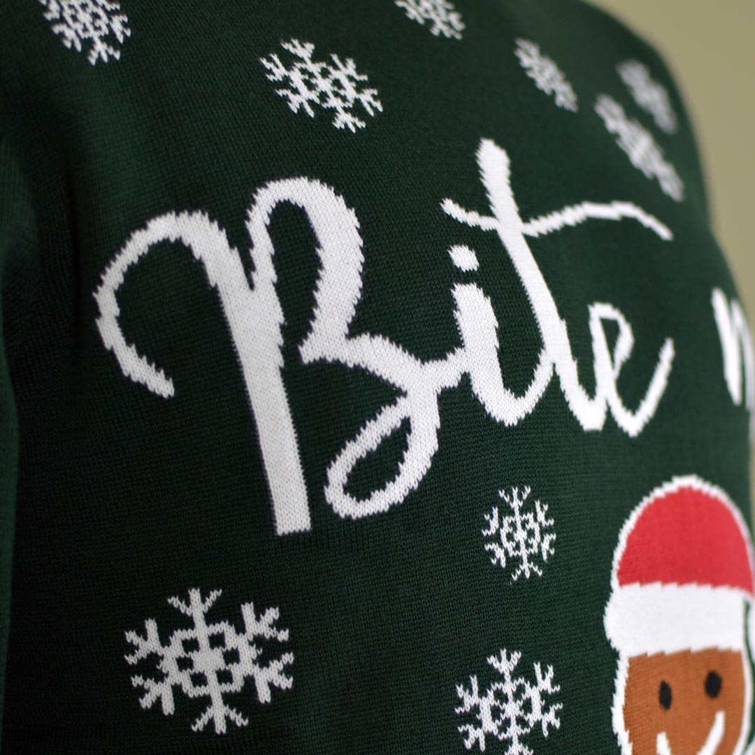 Maglione Natalizio  Pan di Zenzero Bite Me
