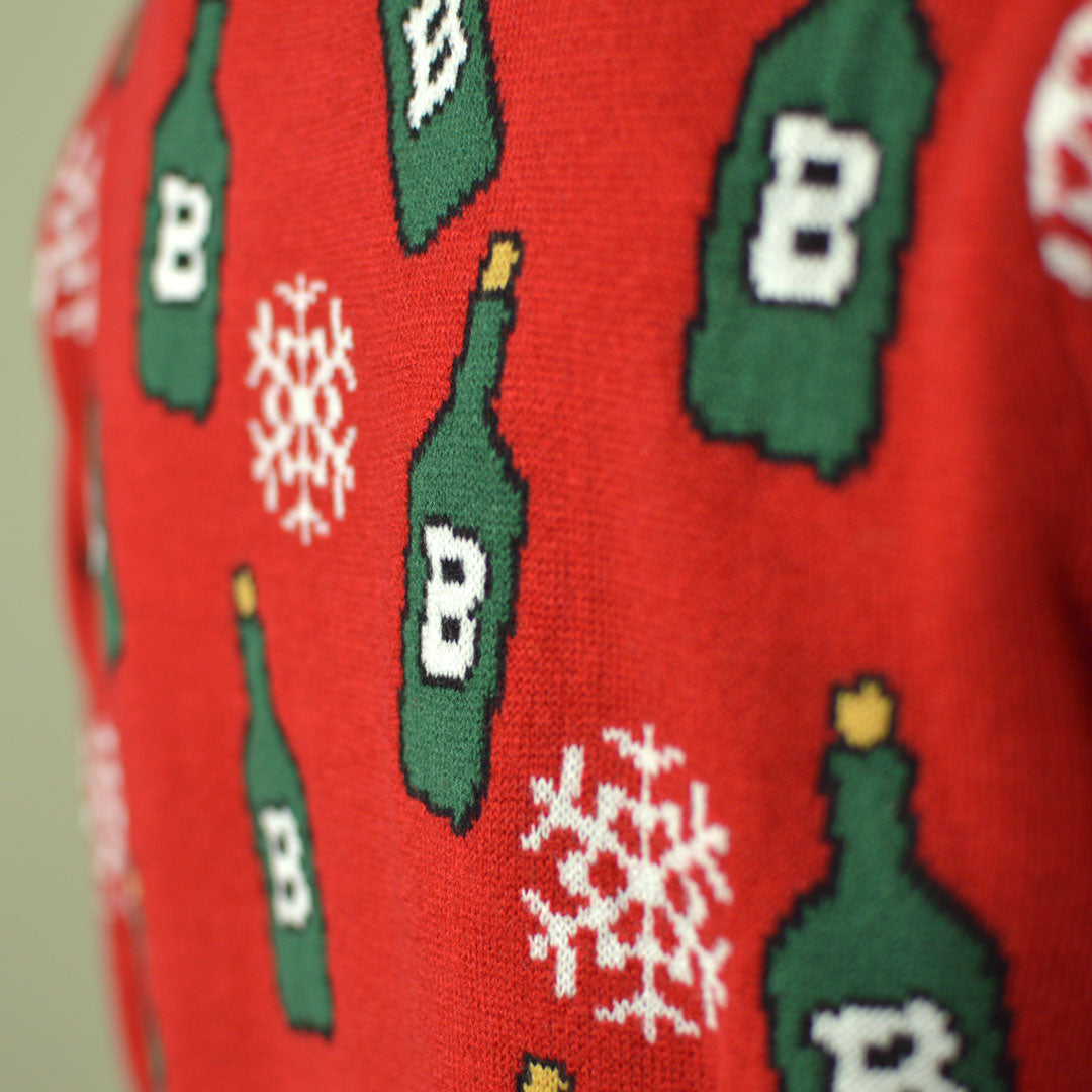 Maglione Natalizio da Donna Renna Apribottiglie per Birra