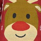Maglione Natalizio  Renna Rudolph Rosso