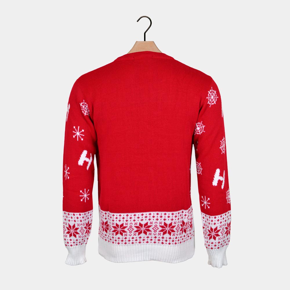 Maglione Natalizio Coppia Rosso Star Wars Wookiee