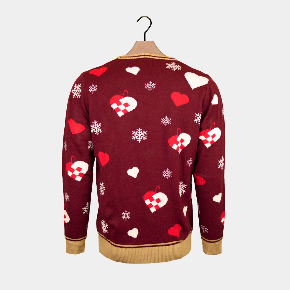 Maglione Natalizio Last  da Uomo Christmas I Gave You My Heart