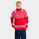 Maglione Natalizio da Uomo in Cotone Biologico a Collo Alto Greenlandish
