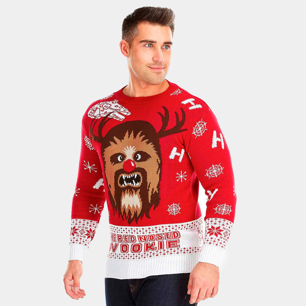 Maglione Natalizio Uomo Star Wars Wookiee