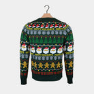 Maglione Natalizio Donna Verde Happy Holidays